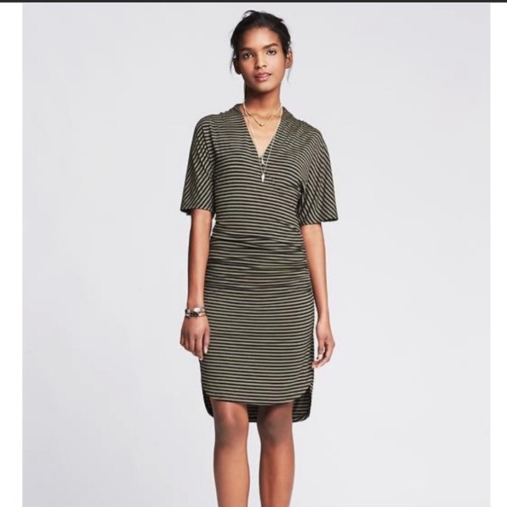 Banana Republic faux-wrap dress